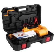 3 Toneladas Gato Eléctrico para Coche Gato de Piso Automático DC 12V Elevador de Tijera Gato Herramienta de Reparación de Coche Maletín de Transporte, 3Ton 12V DC Automotriz Coche Gato Eléctrico Levantamiento SUV Van Garaje Y Equipo De Emergencia Para Coche SUV Sedán Cambio De Neumáticos - 17cm-42cm Alcance De Elevación, Linterna Incorporada Para Uso Nocturno - Multicolor - Ver 12