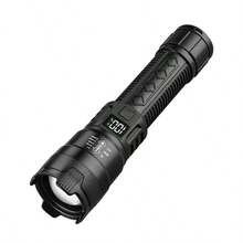 Inside The Bars, Rechargeable Flashlight, Super Bright LED Flashlight, Bright High Lumens Flashlight For Hiking, Camping, Emergency. (Black) - Multicolor - View 9