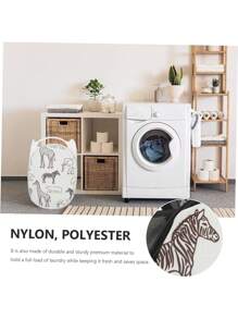 1pc Foldable Mesh Laundry Basket, Pop-Up Clothes Basket, Foldable Large-Capacity Laundry Basket, Suitable For Dirty Clothes, Breathable Design To Reduce The Odor Of Blankets, Convenient For Storage In Bathrooms, Bedrooms And University Dormitories.