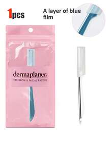 12/6/3/1pc 眉毛修剪器，多功能眉毛修剪器，带保护套，剃须刀，卸妆和脱毛器，体毛修剪器，去角质和磨皮工具，不锈钢锋利眉毛修剪器，带精密盖，银色，用于眉毛、嘴唇和腿部等多余毛发，温和有效，眼部美容工具套装，防刮眉毛修剪器，高级眉毛剃须刀片，特别适合男士初学者。 - 彩色 - 查看 9