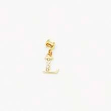 1pc Diamond Encrusted 26 English Letter Charm, Suitable For Silicone Watch Band Decoration