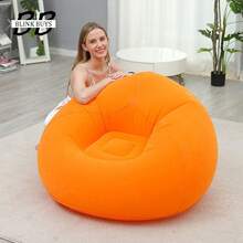 Portable Plush Inflatable Lounge Chair, Outdoor Inflatable Mattress And Foldable Sleeping Bag; Plush Spherical Inflatable Sofa And Inflatable Recliner - Multicolor - View 7