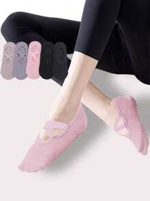 1/3/4/5/7 أزواج جوارب يوغا وبيلاتس للنساء، جوارب مانعة للانزلاق، جوارب طبية محايدة، دعم الكاحل، جوارب رياضية ماصة للصدمات