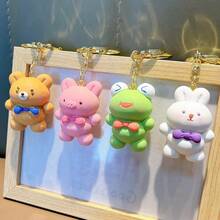 Cute Animal Keychain Pendant, Mobile Phone Pendant, Home Decoration Pendant, Backpack Decoration Accessory, Colorful Doll Pendant, Car Key Pendant, Holiday Gift, Car Decoration Pendant - Multicolor - View 4