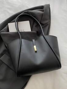 New Solid Color Luxurious Chic Versatile Women's Shoulder Tote Bag
