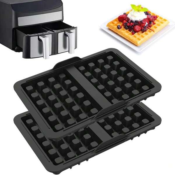 Silikon Waffeleisen: Ein hervorragendes Küchengerät zum Herstellen von Restaurant-Qualität Waffeln und wiederverwendbare Schokoladenform, Silikon, Backwerkzeuge, Küchenformen, Waffelformen, Schokoladenformen, Kochzubehör