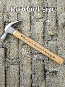 Engraved Hammer – Personalized Monogram Gift For Dad, Husband, Or Him Meaningful Tool For Father's Day, Birthdays, Fathers Day Hammer, Dad Hammer Gift, Gift For Dad, Personalized Dad Gift, Best Dad Gift, Custom Hammer For Dad, Dad Gift Hammer - Multicolor - View 6