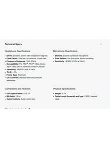 原装 HyperX Cloud II 游戏线控耳机，带 HiFi 7.1 环绕声麦克风，游戏耳机，适用于 PC