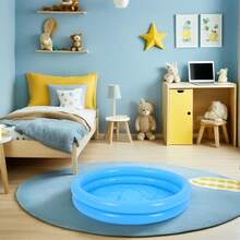1 件装新生儿礼物充气婴儿游泳池，适合幼儿、儿童游泳池、充气浴缸、夏季户外儿童水上玩具户外玩耍男孩/女孩一周岁生日礼物