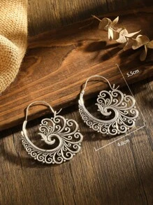 1 Paar modische, kreative, vintage-style, boho-design Ohrringe, Schmuckzubehör für Frauen, ideal als Geschenk für täglichen Gebrauch und Festivals