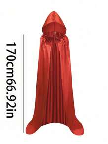 130cm/150cm/170cm Halloween Umhang für Erwachsene, farbiger Stoff Todeumhang, Zauberer Dämon Umhang, mittelalterlicher Zauberer Robe, Sensenmann Umhang, Nachtclub Bar Kostümzubehör, Festival Kostümzubehör