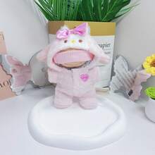 [Clothes Only] New In Stock 17cm 1st 2nd 3rd Generation Labobo Doll Outfit,  Cute  Pink Set, Clothes For Labubu - 彩色 - 查看 6