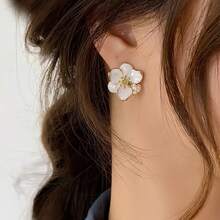 Ladies' Fashionable Flower Earrings Earrings, Beautiful Earrings, The Best Gift For Girls - 花朵耳環 - 查看 2