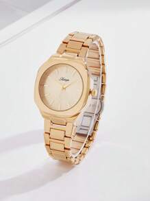 XIVIYA 1 pieza Reloj de pulsera minimalista de acero inoxidable de alta calidad unisex, diseño clásico y versátil adecuado para uso diario, social, laboral y como regalo