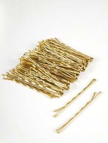 150/100/50pcs Black Metal Solid Casual Wavy Bobby Pin For Women And Girl, Non-Slip Hair Clips For All Hair Types, Suitable For Daily Use And Hair Styling Claw Clips Hair Claws Hair Barrettes, School Stuff, Hair Accessories