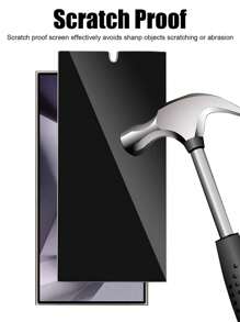 غطاء شاشة خصوصية مضاد للتجسس، متوافق مع سامسونج جالاكسي S21/S22/S23/S24 أولترا/S24 FE/S25 أولترا/S25، بدون فقاعات، حماية خصوصية، مضاد للخدش، مضاد للسقوط، أساسيات حماية الشاشة، مناسب للاستخدام اليومي والمكتبي وحماية خصوصية المنزل، غطاء شاشة مقاوم للماء من الزجاج المقسى مضاد للصدمات ومقاوم للبصمات بتغطية كاملة 2 قطعة