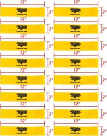 Mini banda resistente de bucle - Bandas de ejercicio para un mejor rendimiento - f) Juego de 4 - 12x2 - Ver 2