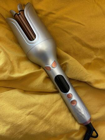 Automatyczna lokówka do włosów z wyświetlaczem LCD, 32-milimetrowa jonowa lokówka do falowanych włosów z ceramiczną grzałką, 4 regulowane temperatury, zabezpieczenie przed oparzeniami, szybko nagrzewająca się lokówka do szerokich i głębokich fal