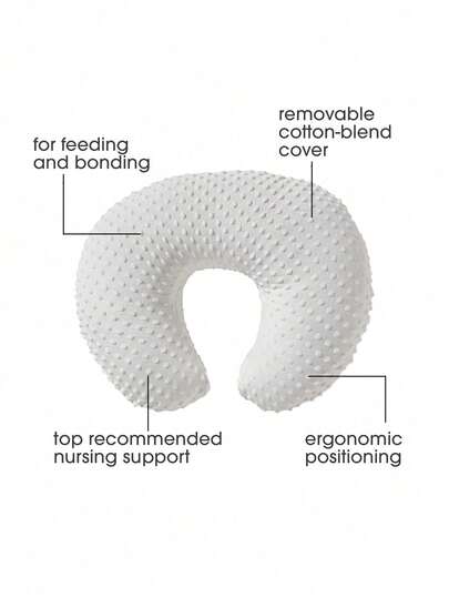 1pc Large Baby Nursing Pillow - Multifunctional Maternity Breastfeeding Pillow, Anti-Spit-Up Cushion, Soft Baby Lounger & Mom's Nursing Essential