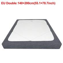 1 pieza Funda de colchón con diseño jacquard de unicolor, cobertor elástico para proteger tu ropa de cama y agregar estilo al hogar, adecuado para todas las estaciones