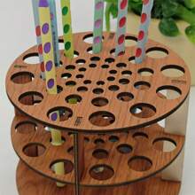 1 pièce Support de stylo et organiseur de bureau - Rack de rangement multifonctionnel pour crayons, stylos à bille et stylos plume