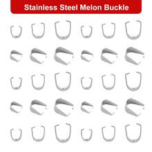 200pcs Stainless Steel Sunflower Seed Clasp Pendant Connector For DIY Jewelry Making Accessories