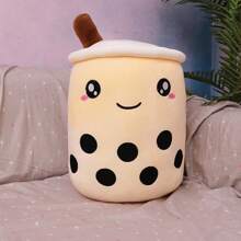 1 pieza Cojín de peluche con perla de té con leche - Muñeco de peluche del mismo estilo - Peluche super suave - Regalo para seres queridos - Muñeco - Expresión de dibujos animados linda - Varios juguetes de peluche de té con leche - Opción perfecta para bebés que no pueden beber té con leche - Muñeco - Muñeco - Regalo perfecto - Regalo de cumpleaños - Regalo ideal - Regalo premium - Regalo - Muñeco - Muñeco