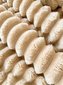 1 Stück gestreifter, weicher & bequemer Fleecedecke, passend für Sofa, Bett, Schlafzimmerdekoration, Herbstsaison, Weihnachten & Halloween