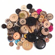 50g/Pack Assorted Colorful Resin Buttons, Suitable For DIY Handmade Button Art, Sewing Crafts, Clothing, Shoes, Hats, Decorations, Sewing & Knitting Supplies - Multicolor - View 18