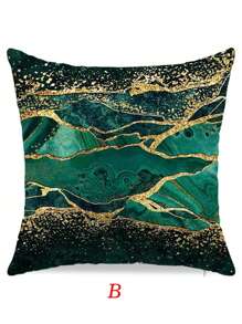 4pcs Couch Throw Pillow Covers Emerald And Green Decorative Pillow Covers Farmhouse Square Soft Pillow Covers For Home Decor Living Room Couch Sofa Bedroom Car Pillowcases