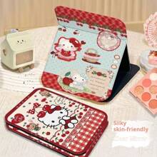 Sanrio Cute Mirror Folding Makeup Mirror Beauty Mirror Desktop Flip Desktop Dormitory Home Portable Cartoon Hello Kitty Girl