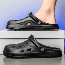 Men's Flat-Soled Clogs Are Breathable, Comfortable, Non-Slip, Wear-Resistant, Casual And Versatile, Daily Home Outing Work Shoes