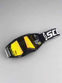 1 pieza Gafas de moto SCOTT, Gafas europeas de estilo SCOTT para todo terreno, Gafas de esquí, Gafas protectoras para conducir cuesta abajo - Multicolor - Ver 13