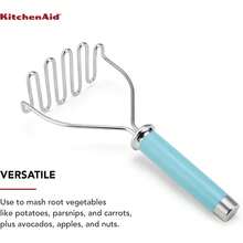 Puré de alambre de acero inoxidable gourmet, 10.24 pulgadas, color cielo aqua - Cielo Aqua - Ver 12