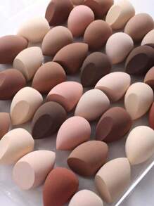 6pcs Makeup Sponge, Random Shape, Suitable For All Skin Types, Latex-Free Multi-Purpose Makeup Sponge For Liquids, Creams And Powders, No Stripes, Smooth Make-Up Applications, Simple And Beautiful, Easy To Carry.