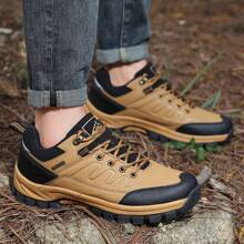 Nuevos zapatos de senderismo para hombres de moda, con suela de goma gruesa, zapatos deportivos para hombres, tenis cómodos y transpirables para caminar