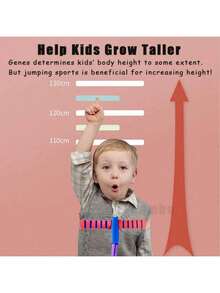 趣味泡沫弹簧单高跷儿童玩具 - 适合 6 岁以上男孩和女孩的安全弹跳玩具，适合户外/室内玩耍、感官平衡训练，是送给好动儿童的完美礼物