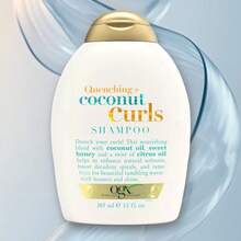 OGX Quenching+ Coconut Curls Shampoo Curly Hair Shampoo With Coconut Oil, Citrus Oil & Honey - 13 Fl Oz - 1 - View 2