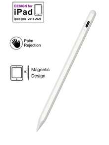 Apple Pencil 2nd Generation Stylus Pen, Compatible With IPad Tablets, Overseas Version, With Apple Pencil 2nd Gen Battery Indicator - White - View 1
