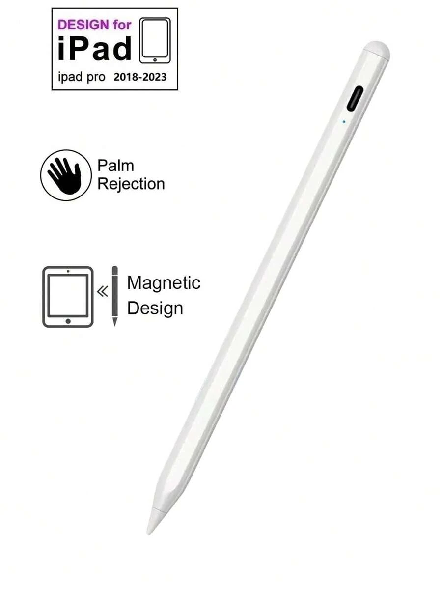 Apple Pencil 2nd Generation Stylus Pen, Compatible With IPad Tablets, Overseas Version, With Apple Pencil 2nd Gen Battery Indicator - White - View 1