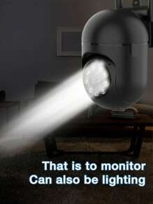 GENAI 1/2/4pcs 1080p HD Smart Home Camera - All-Weather Color Night Vision, Pan/Tilt/Zoom, Bidirectional Audio, Pet Monitor With Movement Alerts - Wireless Indoor/Outdoor Security Camera