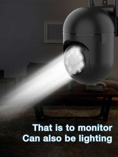 GENAI 1/2/ 1080p HD Slimme Home Camera All Weather Night Vision, Pan/Tilt/Zoom, Bidirectional Audio, Pet Monitor Movement Alerts Wireless Indoor/Outdoor Security view 4