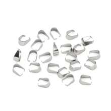 200pcs Stainless Steel Sunflower Seed Clasp Pendant Connector For DIY Jewelry Making Accessories