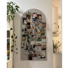1pc Felt Arch Wall Decal, Background Photo Wall Memo Board,School Supplies,Back To School