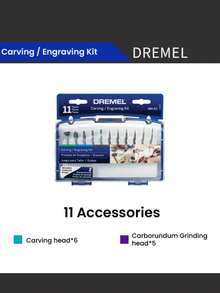 DREMEL Accesorios de pulido - Juego de accesorios de corte EZ para herramientas rotativas, kit de accesorios de pulido/corte/grabado para herramientas eléctricas - Multicolor - Ver 13