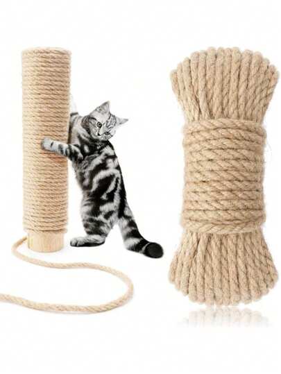 20/10m,Cat Scratching Post Twine, Gardening Lanyard , For DIY Crafts, Gardening, Bundling, Home Decor, Cat Scratching Post