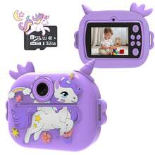 Bộ máy ảnh chụp lấy liền cho trẻ em, Quà tặng Giáng sinh dễ thương và vui nhộn, Quà tặng sinh nhật cho trẻ em từ 6, 7, 8, 9, 10, 11 và 12 tuổi, Có giấy cuộn - Nhiều màu - Xem 12