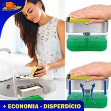 Dispenser Para Detergente 2 Em 1 Pratico E Fácil Utilização