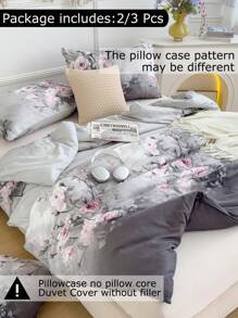 Soft Duvet Cover Set - Best 2/3 PiecesQuilt Comforter Cover Bedding Set - Includes 1 Bed Cover And 1/2 Pillow Case - Cheap And High Quality For Twin King Single Queen Double Full Size Doona Quilt Cover Bedding Sheets Set Sheet