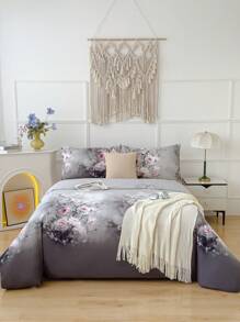 Soft Duvet Cover Set - Best 2/3 PiecesQuilt Comforter Cover Bedding Set - Includes 1 Bed Cover And 1/2 Pillow Case - Cheap And High Quality For Twin King Single Queen Double Full Size Doona Quilt Cover Bedding Sheets Set Sheet